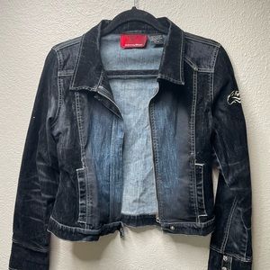 Flame Johnny blaze jean jacket